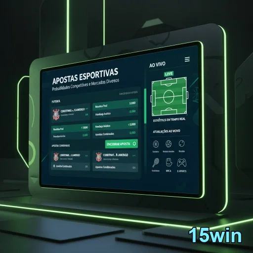 Ilustração de Acesse o link de acesso 15win para login rápido