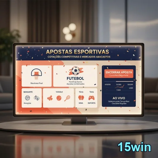 Ilustração de Acesse o link de acesso 15win para login rápido